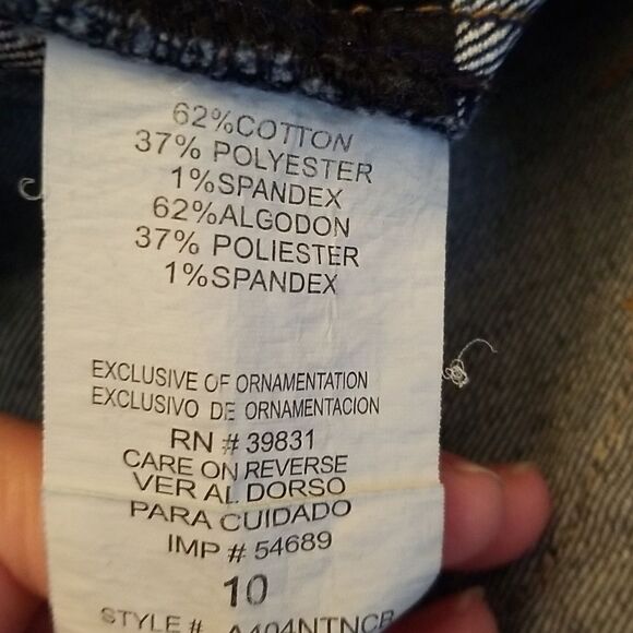 Artisan Crafted cropped jean size 10 - Picture 8 of 12